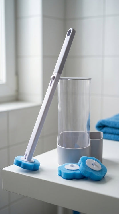Escobilla de baño desechable: un cabezal limpio en cada uso