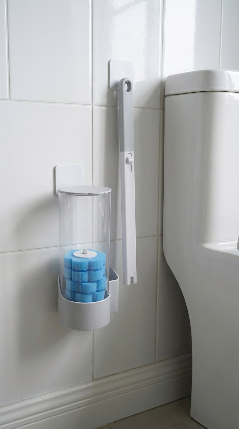 Escobilla de baño desechable: un cabezal limpio en cada uso